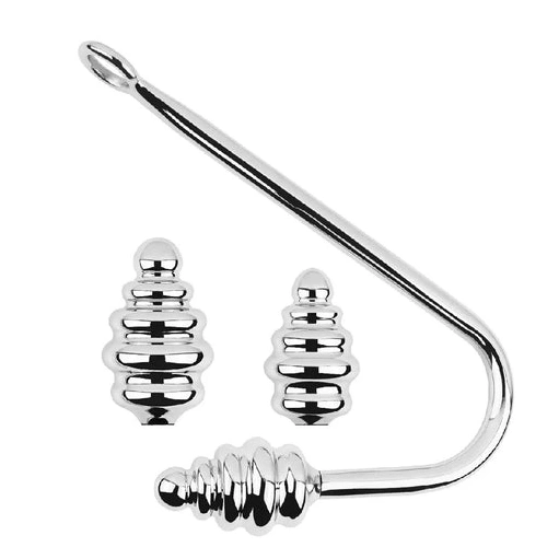 Ribbed Hook Set Screw-in Anal 8826 GreatBenefit 0830